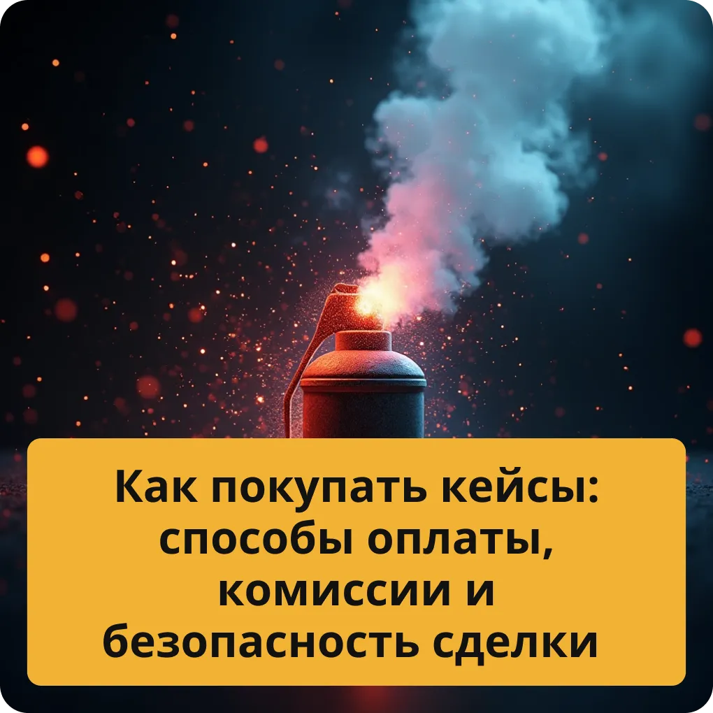 Как покупать кейсы: способы оплаты, комиссии и безопасность сделки