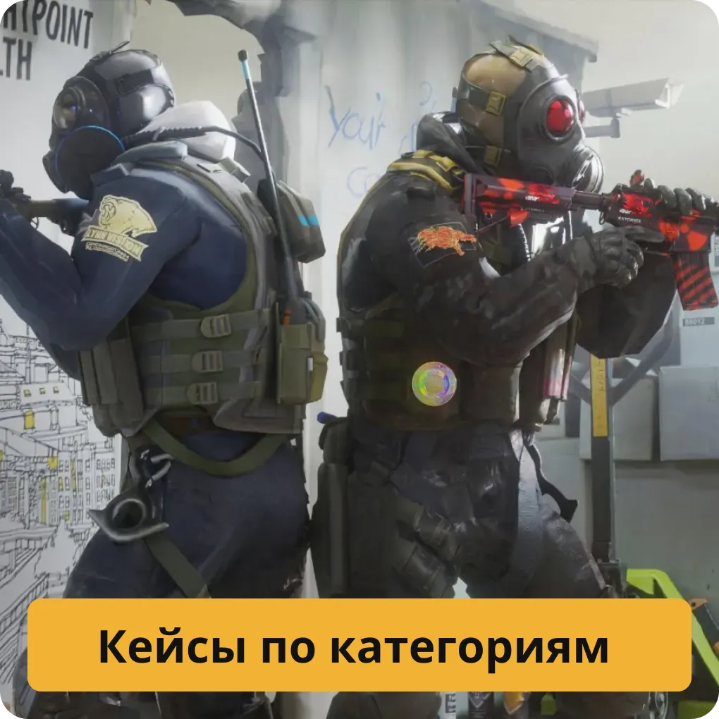 Удобная навигация по кейсам CS 2, разделенным по категориям Кейсы по категориям