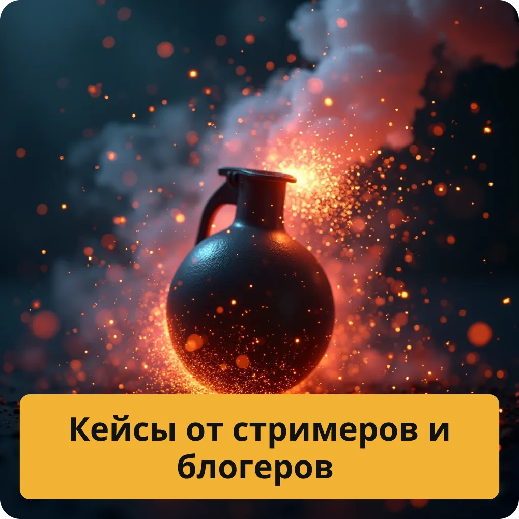 Эксклюзивные кейсы от популярных стримеров и блогеров по CS 2 Кейсы от стримеров и блогеров